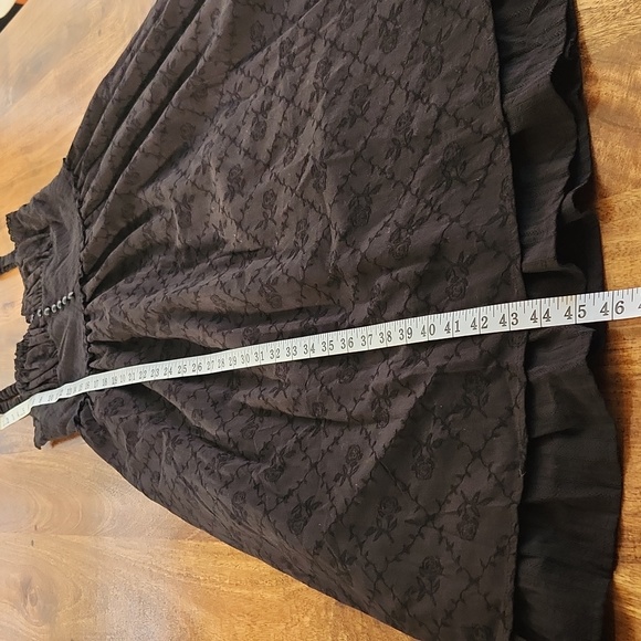 New {Commense} Ruffle Hem Cami Plain Midi Dress in Black Size Medium - Picture 11 of 15